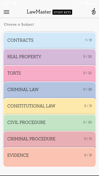 How to cancel & delete BARBRI LawMaster Study Keys from iphone & ipad 1