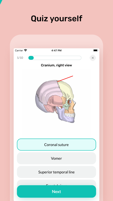 How to cancel & delete Easy Anatomy - Atlas & Quizzes from iphone & ipad 4