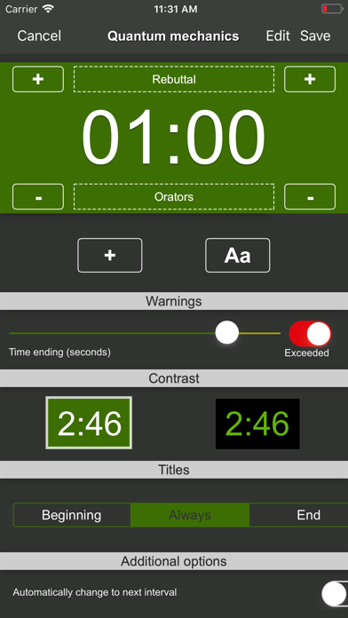 How to cancel & delete Crono: stopwatch for debates from iphone & ipad 3