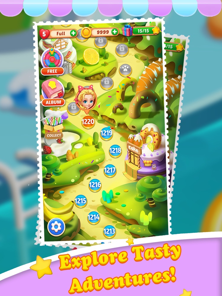 Cake Jam Drop New Match Game App for iPhone Free Download Cake Jam Drop New Match Game for