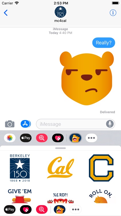 Cal Bears Stickers