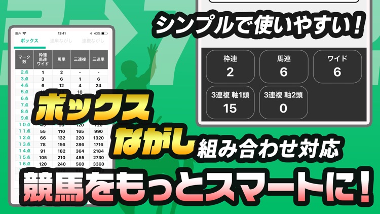 競馬点数 馬券の点数が予想できる計算機