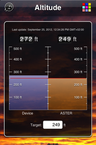 Altitude App - náhled