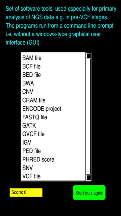 Clinical Genomics Quiz