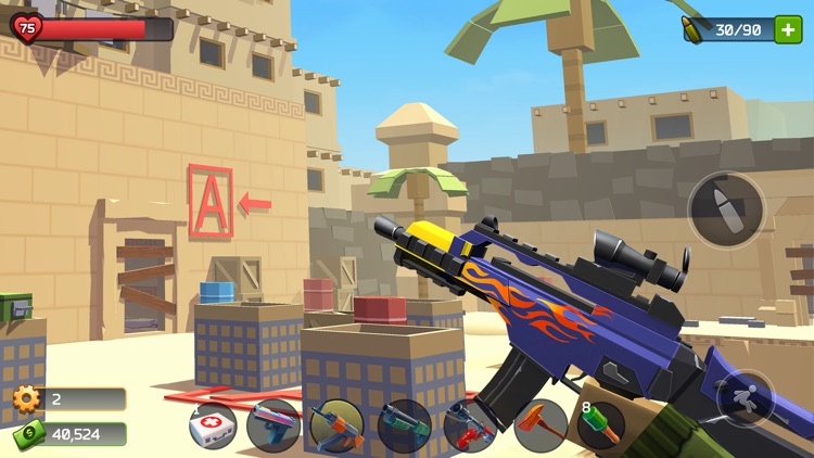 Pixel Combat: Zombie Games 3-D screenshot-3