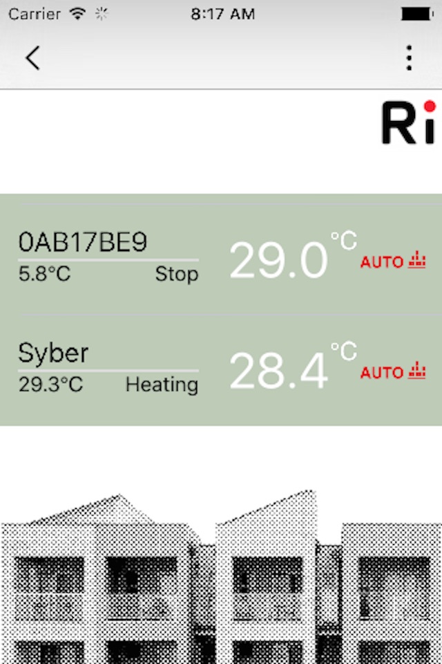 RiCLOUD Thermostat screenshot 2