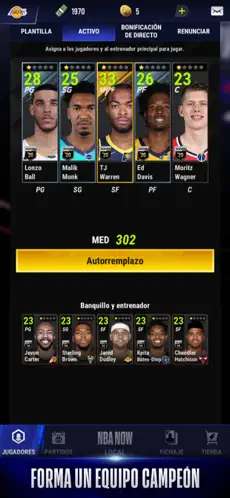 Resim 5 NBA NOW Baloncesto en tu móvil iphone