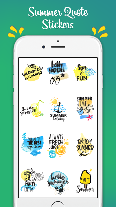 How to cancel & delete Hot Summer Quote Stickers from iphone & ipad 3