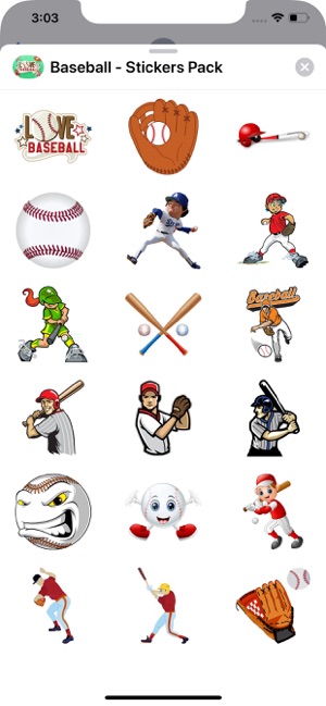 Baseball - Stickers Pack