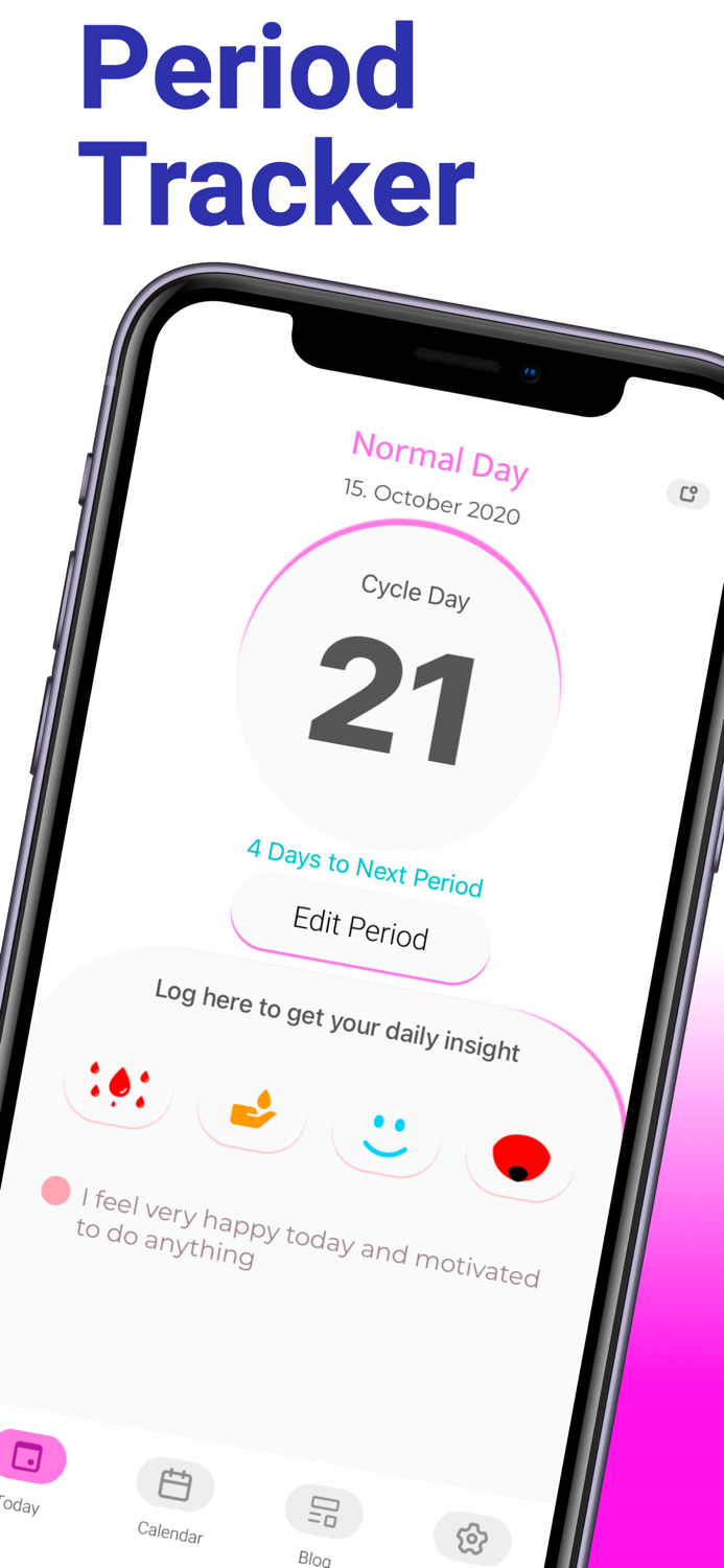 PC Period Tracker Widget