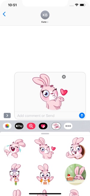 Jill Rabbit Stickers Pack(圖4)-速報App