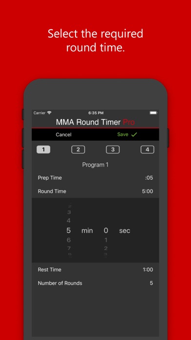 MMA Round Timer Pro screenshot 4