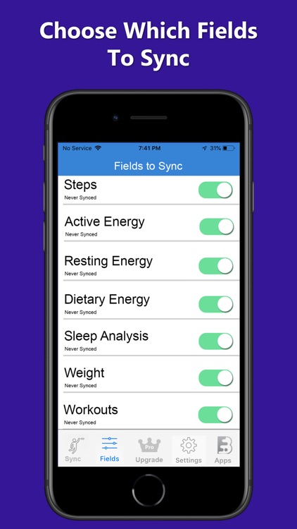 synch fitbit to apple health