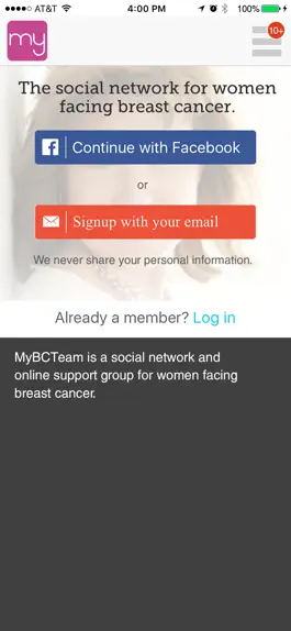 Game screenshot Breast Cancer Social Network apk