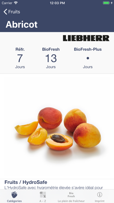 Screenshot #3 pour Liebherr BioFresh