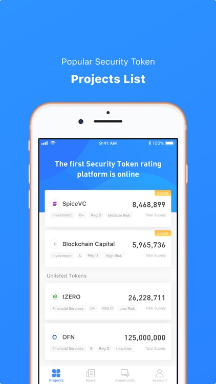Security Token Ratings