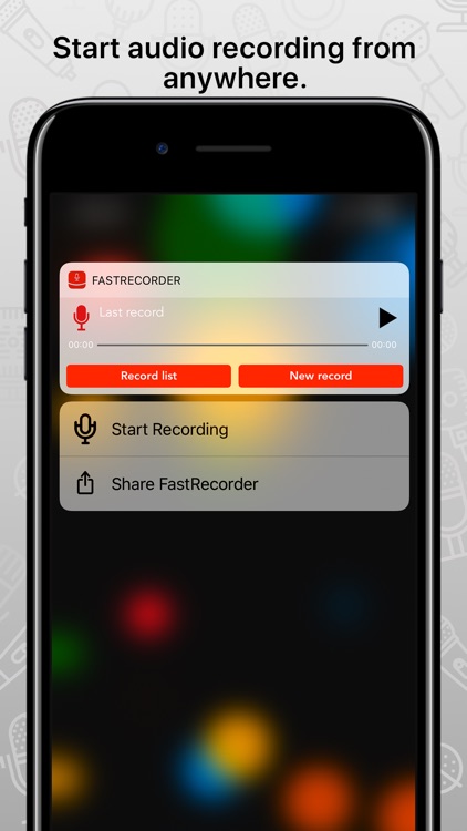 FastRecorder audio recording screenshot-3