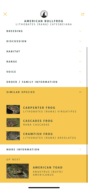 NWF Guide to Amphibians(圖6)-速報App