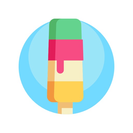 Ice Cream Stickers. icon