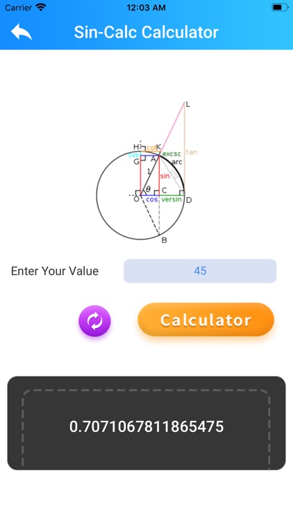 Sine-Cosine-Tanget Calc screenshot-3