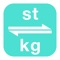 Icon Stones to Kilograms | st to kg