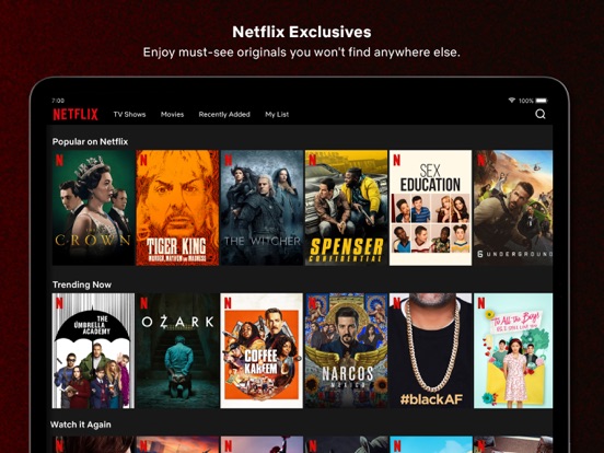 Netflix screenshot