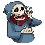 Death Pun Funny Stickers