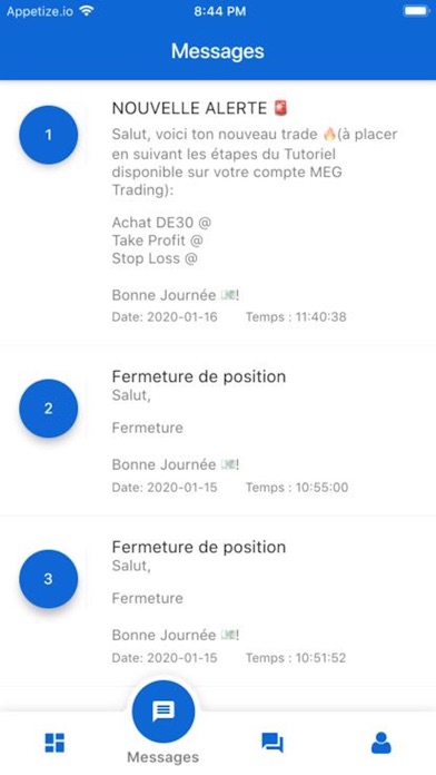MEG Trading App screenshot 2