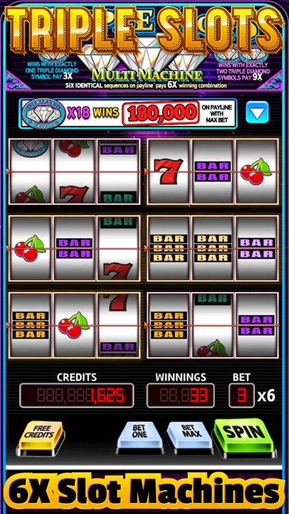 Triple Slots 6X Machines Multi