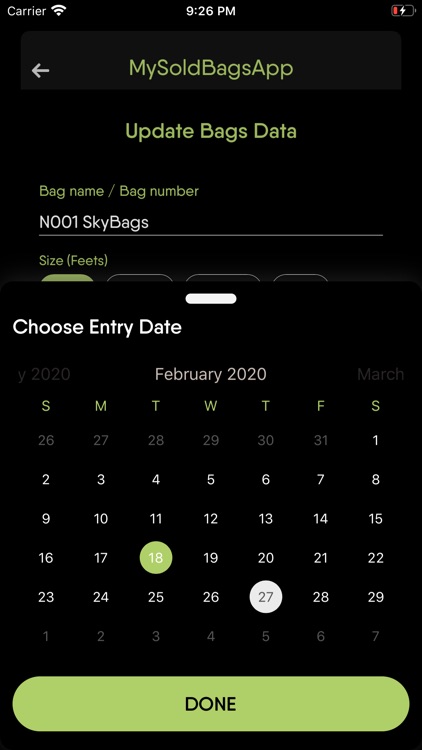 MySoldBagsApp screenshot-3