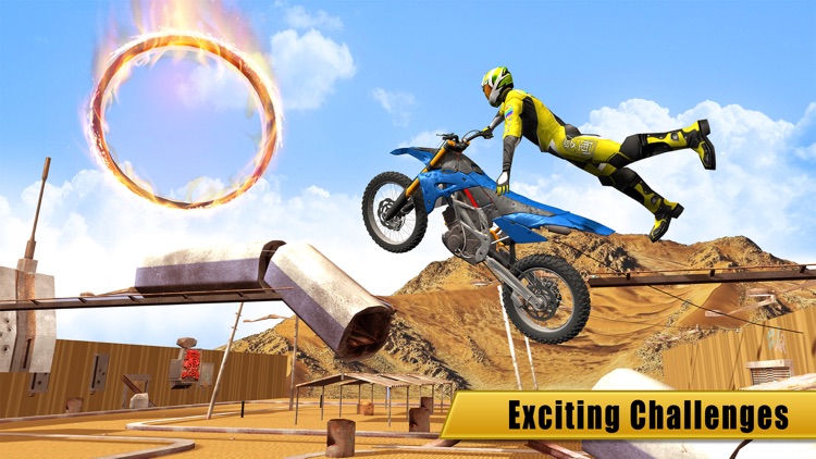Bike racing megaramp stunts 3D screenshot-0