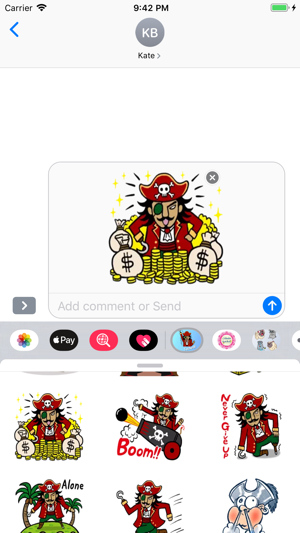 Pirates Emoji Stickers(圖2)-速報App