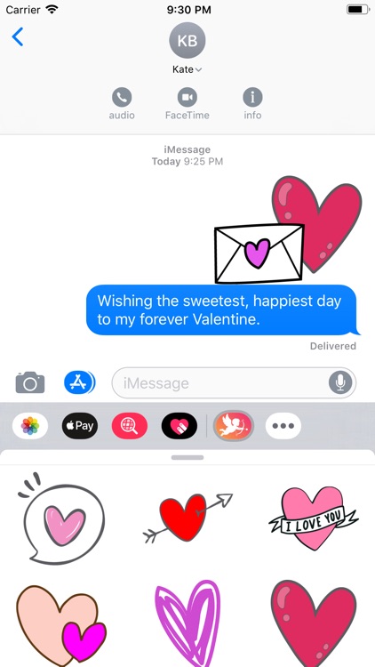 Valentine Talk Sticker