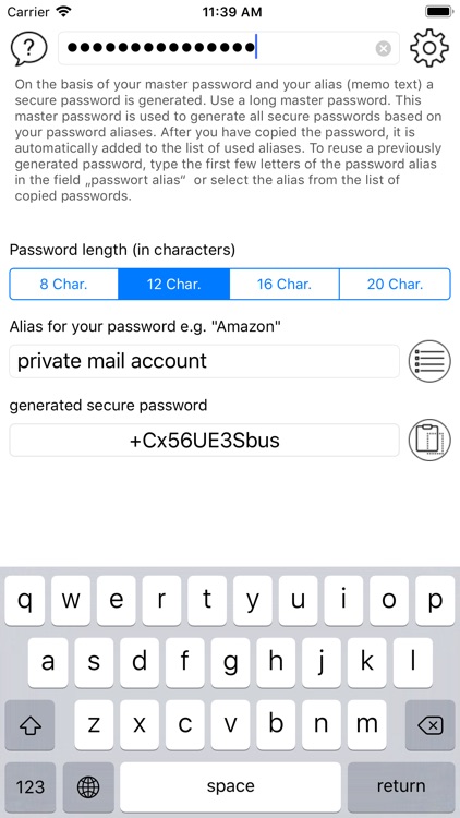Password generator.# screenshot-3