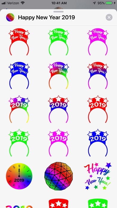 New Year 2019 Sticker Pack screenshot 2