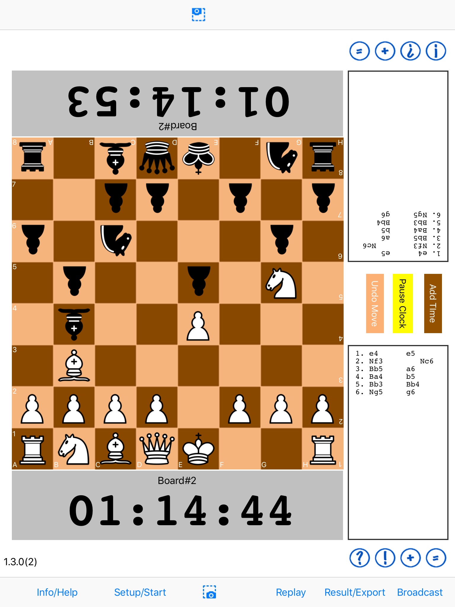 Chess Notation and Clock screenshot 2