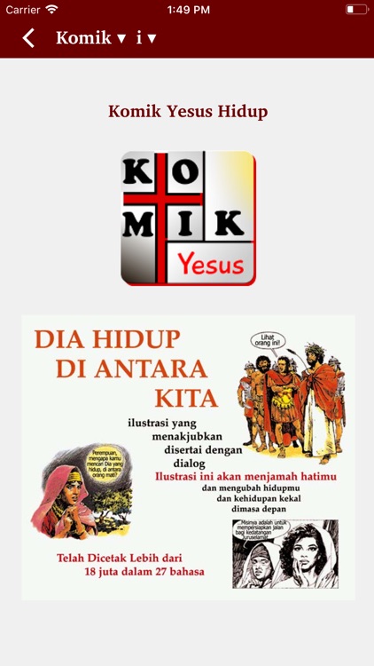 Komik Yesus Hidup