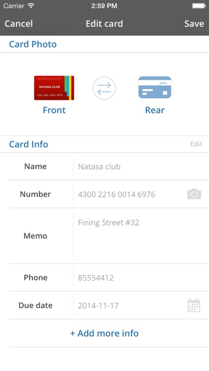 Card Mate Pro- credit cards screenshot-2