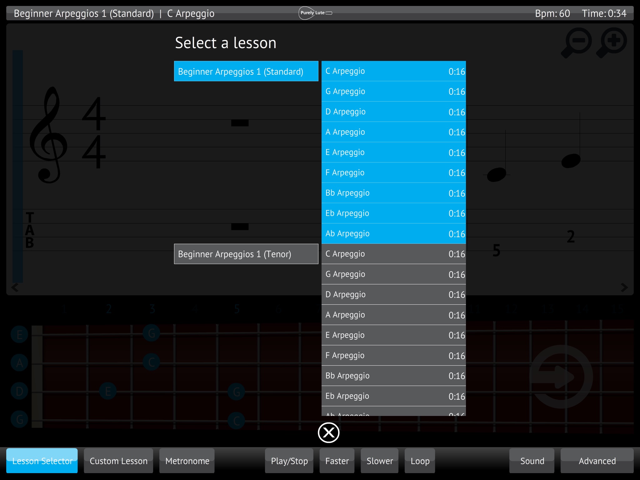 Lute Lessons & Learn screenshot 4