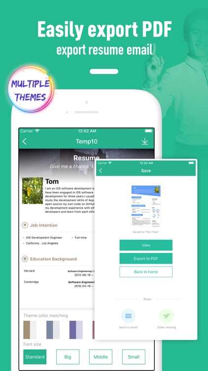 Resume builder - template screenshot-5