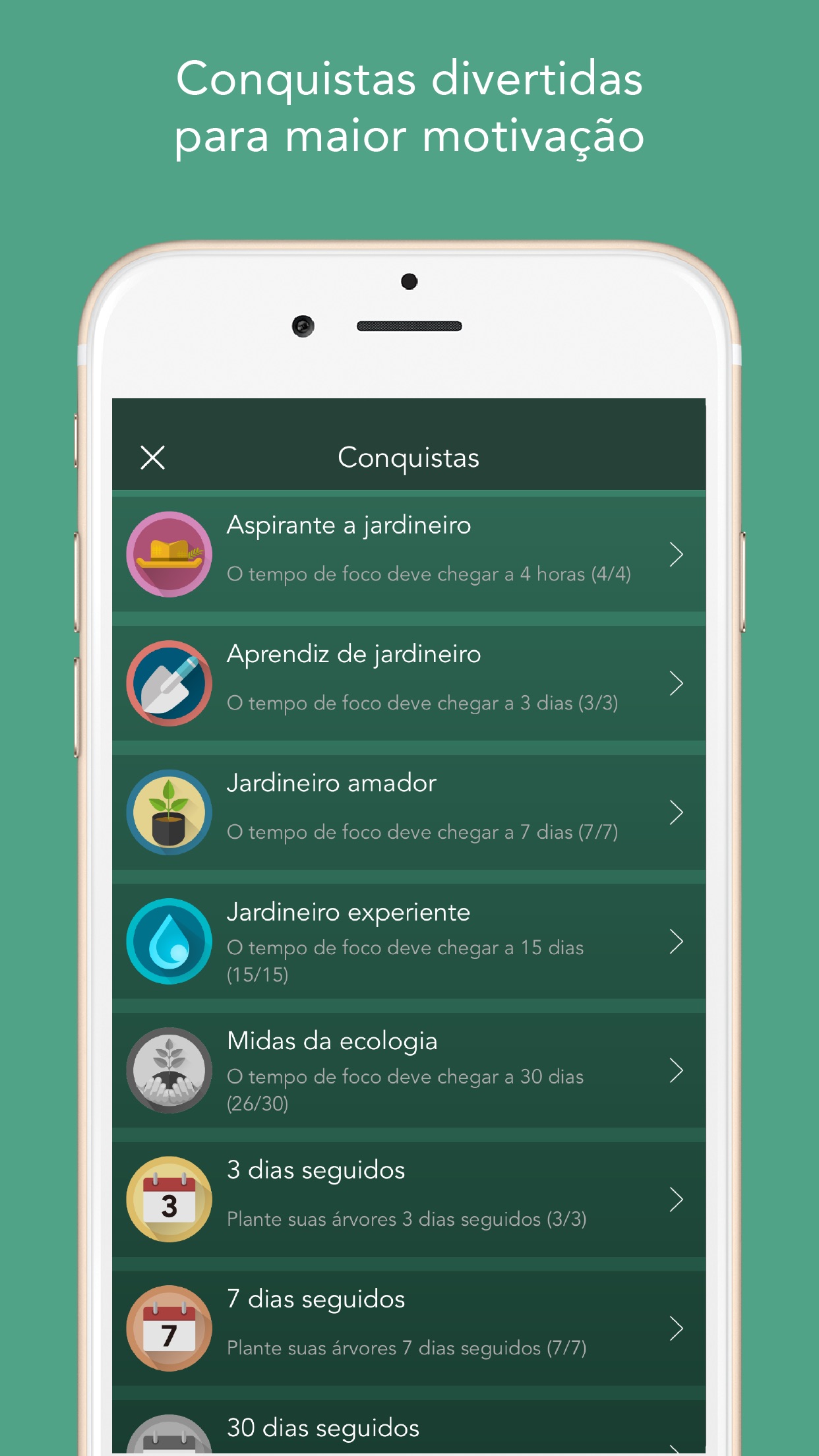 Screenshot do app Forest - Mantenha o foco