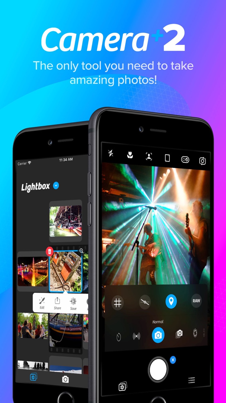 Camera+ 2 screenshot 1 - iOS app interface