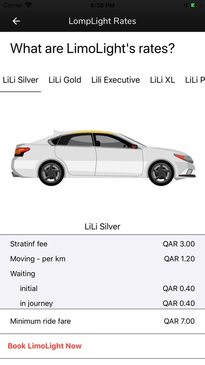 LimoLight - Car Booking App screenshot-4