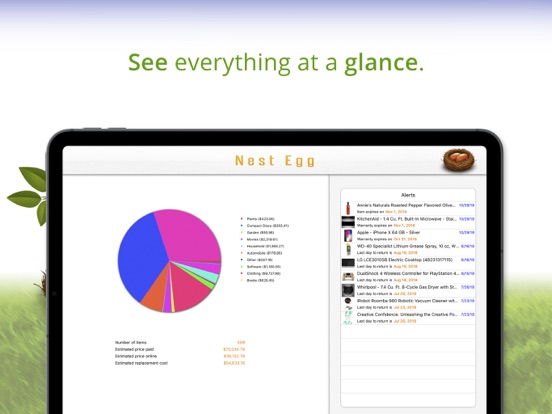 Nest Egg - Inventory Lite screenshot