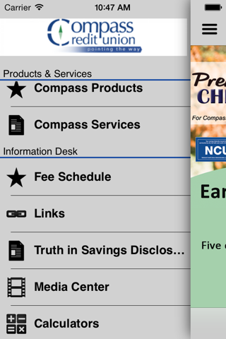Compass Federal Credit Union screenshot 2