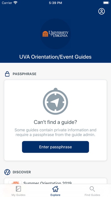 UVA Orientation/Event Guides