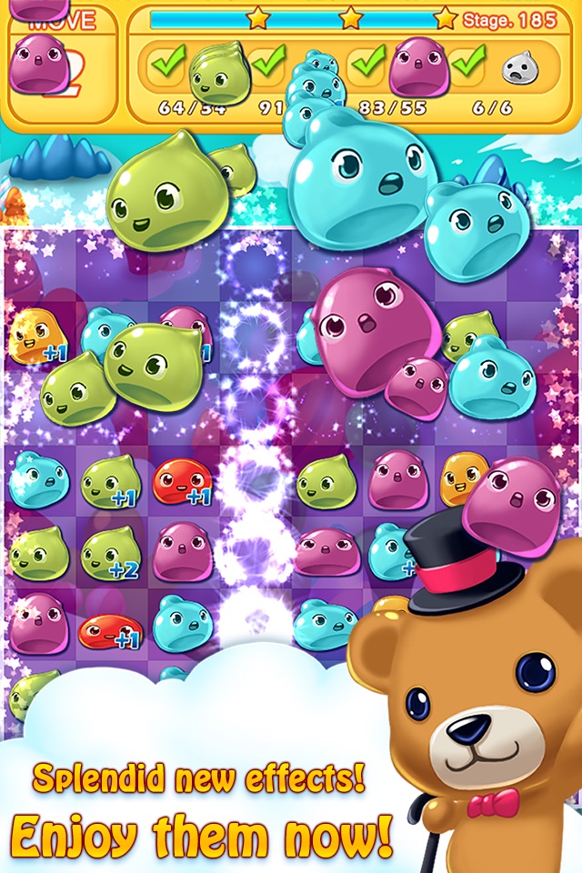 Jelly Jelly Crush - In the sky screenshot 2