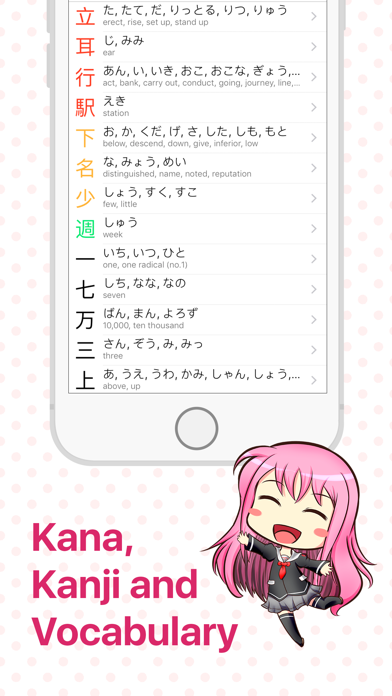 JClass: 日本語を学びます - 漢字... screenshot1