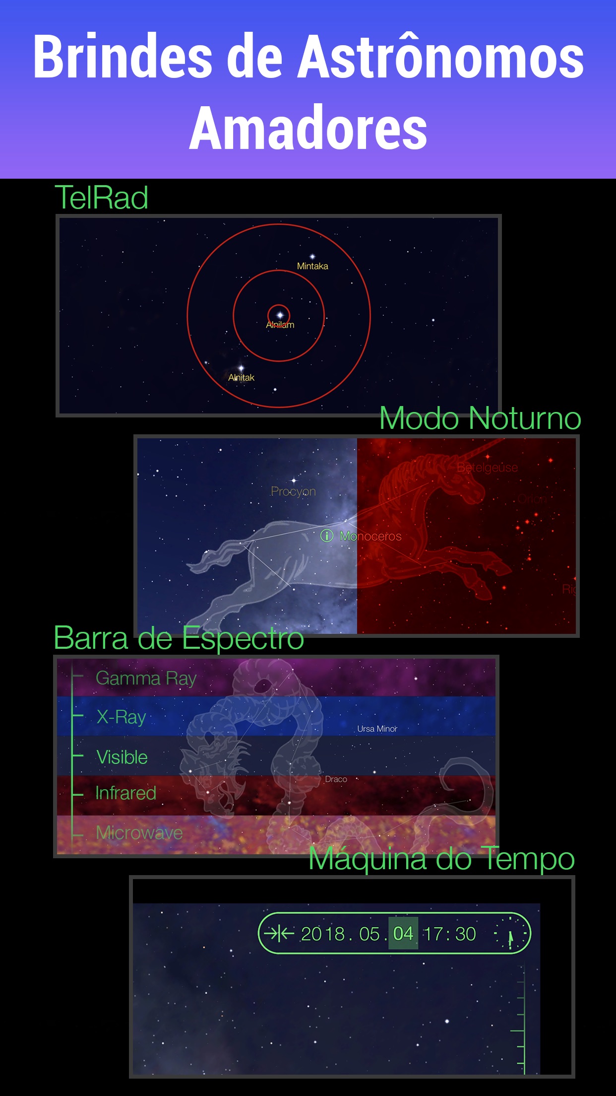 Screenshot do app Star Walk - Guia de astronomia