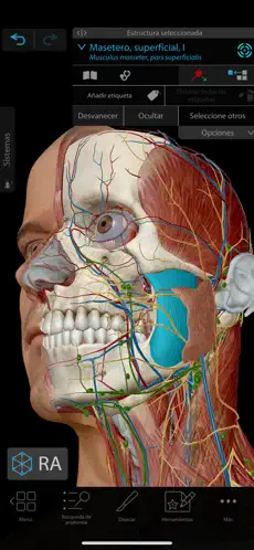 Captura de Pantalla 1 Atlas de anatomía humana 2021 iphone
